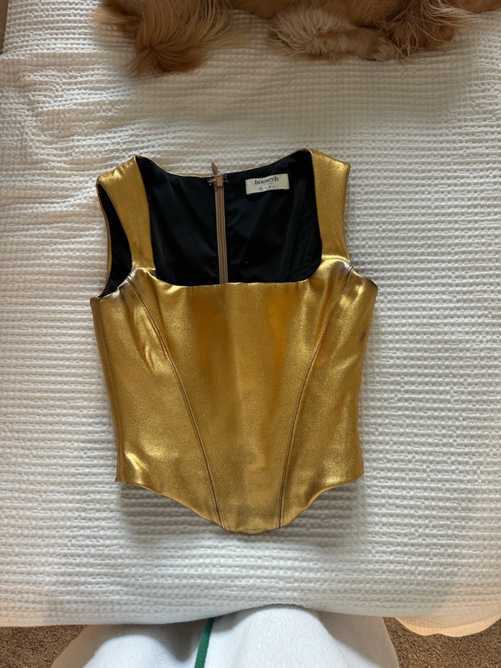 House of CB Gold Metallic Corset